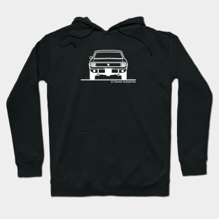 1964 1965 1966 Ford Mustang  Back White Hoodie